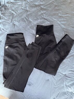 Fabletics Black High-Waist Powerhold Leggings